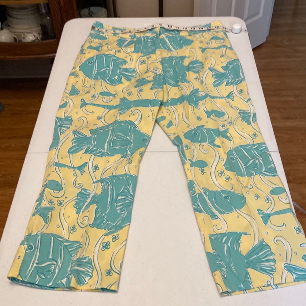 White Label Lilly Pulitzer cropped pants size 12